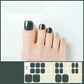 🔥 50% DE RÉDUCTION ! ✨Autocollants pour ongles de pieds en gel semi-durci