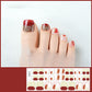 🔥 50% DE RÉDUCTION ! ✨Autocollants pour ongles de pieds en gel semi-durci