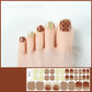 🔥 50% DE RÉDUCTION ! ✨Autocollants pour ongles de pieds en gel semi-durci