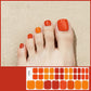 🔥 50% DE RÉDUCTION ! ✨Autocollants pour ongles de pieds en gel semi-durci