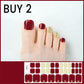 🔥 50% DE RÉDUCTION ! ✨Autocollants pour ongles de pieds en gel semi-durci