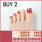 🔥 50% DE RÉDUCTION ! ✨Autocollants pour ongles de pieds en gel semi-durci