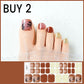 🔥 50% DE RÉDUCTION ! ✨Autocollants pour ongles de pieds en gel semi-durci
