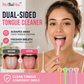 💥🔥‑50% Réduction  ! Grattoir lingual silicone double face 🦷 Ergonomique, nettoyage en douceur, soin bucco‑dentaire au quotidien 💧