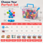 🧩PROMO FLASH -50% ! Blocs flocon de neige 3D, 100 à 600 pièces, assemblage libre, jouet éducatif ❄️