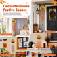🎃 50% DE RÉDUCTION! 🪵 Kit créatif citrouille en bois – Carillon à vent DIY pour Halloween ✨