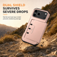 🔥 SOLDES LIMITÉES -50% 💳 Coque portable avec emplacement cartes, 2-en-1 protection et rangement, mince et solide ✨