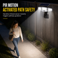 🔥 50% DE RÉDUCTION ! ✨Lampe solaire à 3 têtes avec détecteur de mouvement