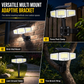 🔥 50% DE RÉDUCTION ! ✨Lampe solaire à 3 têtes avec détecteur de mouvement
