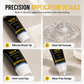 🔥 50% DE RÉDUCTION ! ✨Colle pour perruques à base de gel de fixation en dentelle à séchage rapid