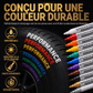 🛞🎨 Feutre de Peinture à l’Huile pour Pneus – Résistant à l’Eau, Multisurface et Disponible en 12 Couleurs