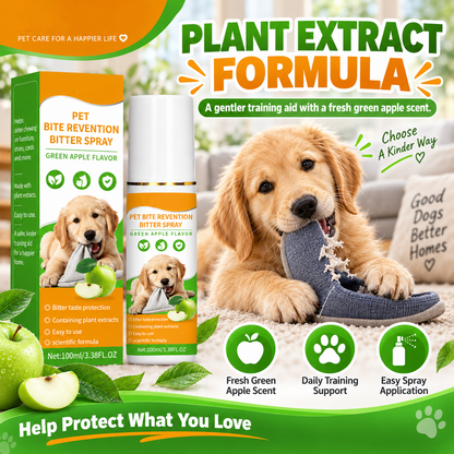 🔥 50% DE RÉDUCTION ! ✨Spray amer pour animaux de compagnie, pour éviter qu'ils ne mordillent