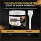 🔥 50% DE RÉDUCTION ! ✨Crème Colorante Naturelle pour Barbe Noire pour Homme