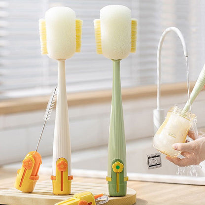 📢📢50 % DE RÉDUCTION !! ⏰ Kit de nettoyage pour biberons 5 en 1 – Un nettoyage complet dans les moindres recoins