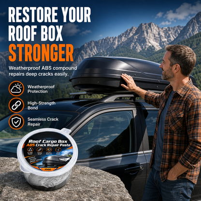 🔥 50% DE RÉDUCTION ! ✨Crème de rebouchage pour fissures sur les coffres de toit de voiture