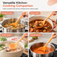 🔥 50% DE RÉDUCTION ! ✨Louche à soupe en silicone translucide épaisse pour ustensiles de cuisine antiadhésifs – Cuillère de cuisine