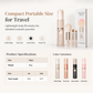 📢📢50 % DE RÉDUCTION !! ⏰Pinceaux maquillage rétractables portables, multifonctionnels, pinceau poudre et lèvres silicone✨