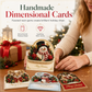 🎅 Vente exceptionnelle de Noël 💞 Plus de 50 000 exemplaires vendus ! ✨ Lot de 6 cartes de vœux de Noël 3D à réaliser soi-même