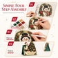 🎅 Vente exceptionnelle de Noël 💞 Plus de 50 000 exemplaires vendus ! ✨ Lot de 6 cartes de vœux de Noël 3D à réaliser soi-même