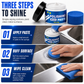 60g Metal Polishing Paste with Sponge for Stainless Steel Copper Aluminum Alloy and Mechanical Part Surfaces