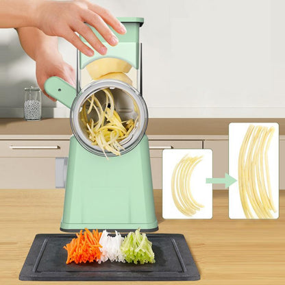 6 In 1 Rotary Cheese Grater Set