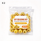 🔥 50% DE RÉDUCTION ! ✨Kit de loisirs créatifs : perles rondes brillantes à galvaniser soi-même