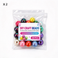 🔥 50% DE RÉDUCTION ! ✨Kit de loisirs créatifs : perles rondes brillantes à galvaniser soi-même