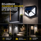 💡 Lampes Solaires à Détecteur de Mouvement — Éclairage LED Puissant, Étanche IP65 & Sans Fil ✨